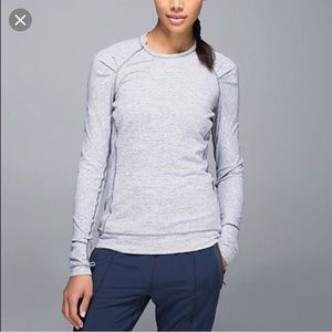 EUC Lululemon Think Fast long sleeve sz 4